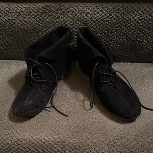 Breckelles Black Ankle Boots